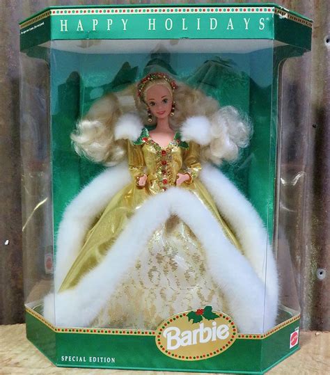 1994 barbie doll|happy holidays barbie 1994.